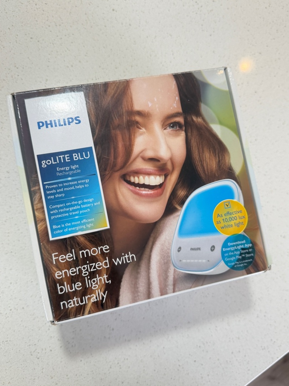 Philips goLITE BLU Energy Light - Blue/White